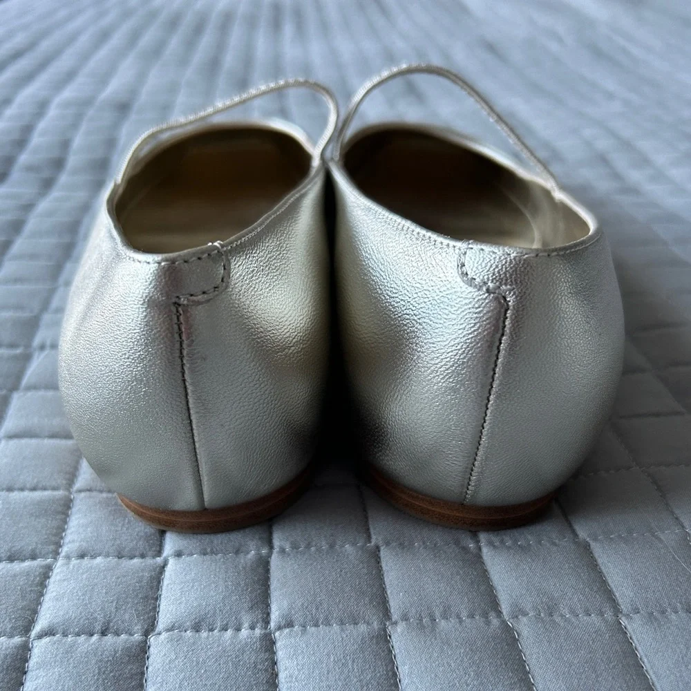 Brand New! Marc Fisher “Urella” Gold Mary Jane Flats - Picture 7 of 9